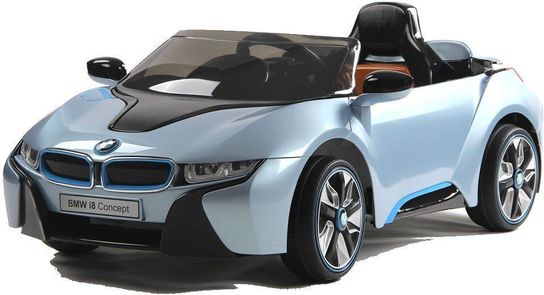 BMW i8 Licensed 12v Ride On Car (Twin 6v) - Blue