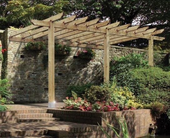 Burleston Lean-To Pergola