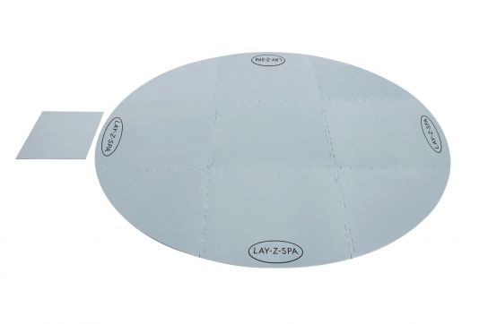 Lay-Z-Spa Round Floor Protector Mat ? 10 Piece Set