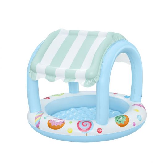 Bestway Sweet Shoppe Shaded Kiddie Paddling Pool