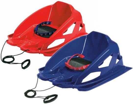 Snow Baby Sledge Toboggan- Pack Of 2 (Red/Blue)