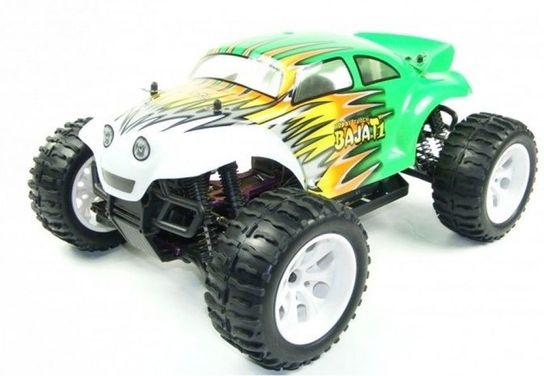 Radio Controlled 1:10 4WD Battery Powered Off-Road Baja Buggy Green