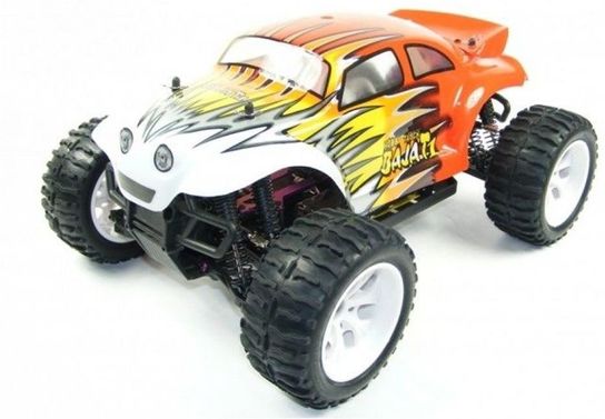 Radio Controlled 1:10 Car- 4WD Battery Powered Off-Road Baja Buggy Red