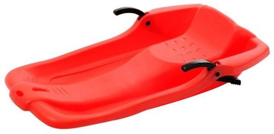 Bambi Red Sledge With Brakes