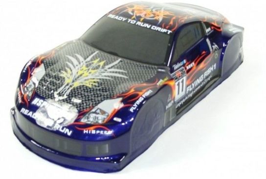 Spare Body for 1:10 Scale Drift Car - Nissan 350Z Blue 