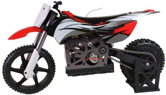 Radio Controlled Himoto RTR 1:4 Scale Motocross Bike Gyro Burstout Red