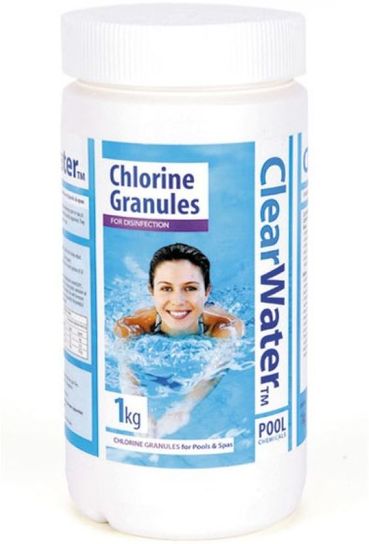Chlorine Granules 1kg by Clearwater