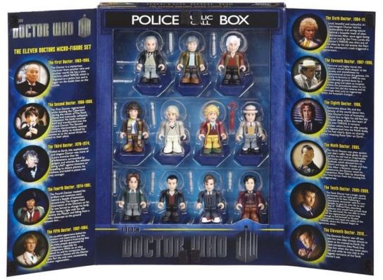 Doctor Who Anniversary Character Building Doctors Collector Set