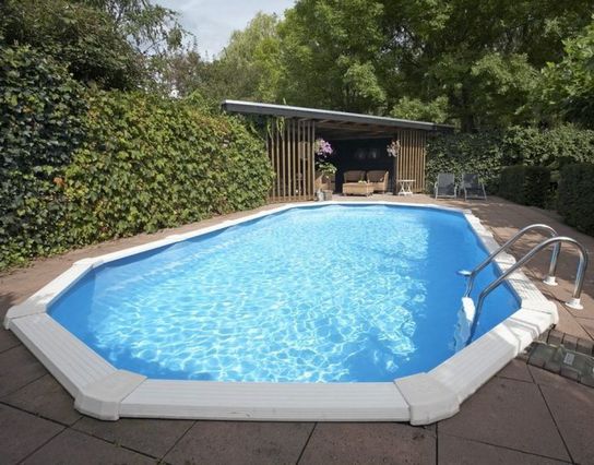 Century Oval Steel Pool With Super Kit - 41ft x 21ft by Doughboy
