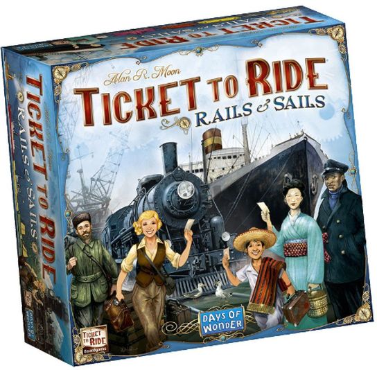 Ticket to Ride Rails and Sails Board Game