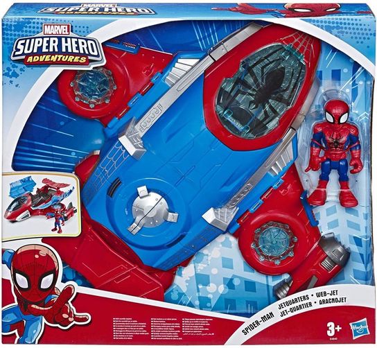 Power Rangers E4840 SHA Spider-Man Jetquarters