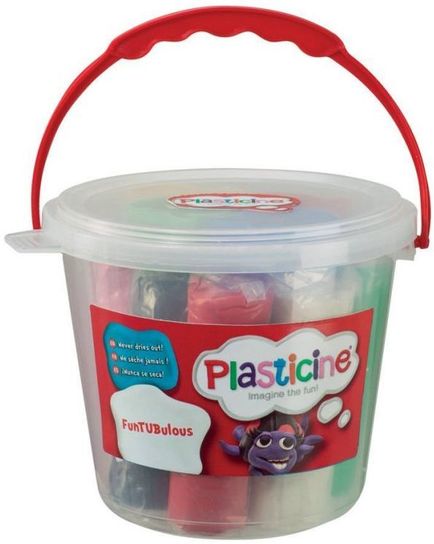 Plasticine FunTUBulous Multicolour Clay Game