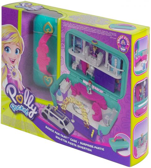 Polly Pocket FRY41 Hidden Places Dance Par-taay Case Playset