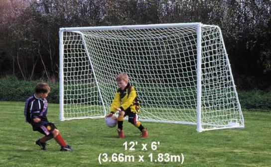 12ft x 6ft Steel Freestanding Football Goal