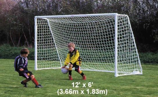 12ft x 6ft Steel Freestanding Football Goal