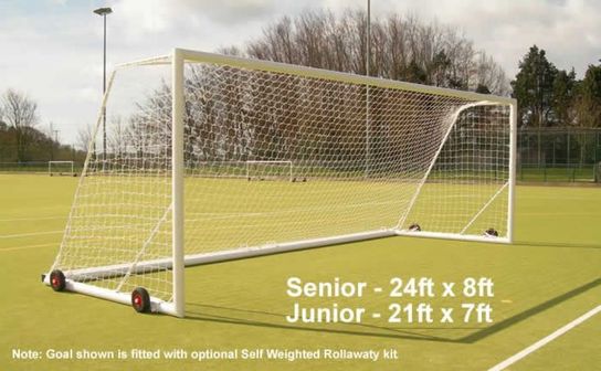 21ft x 7ft Junior Aluminium Freestanding Football Goal