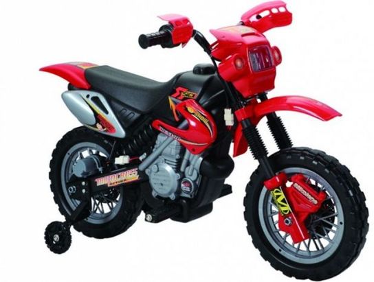 6 Volt Battery Powered Dirt Bike GB014 - Red