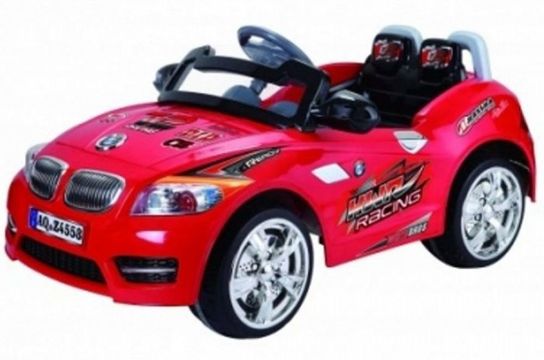 6 Volt Battery Powered Ride On Luxury Car - Red