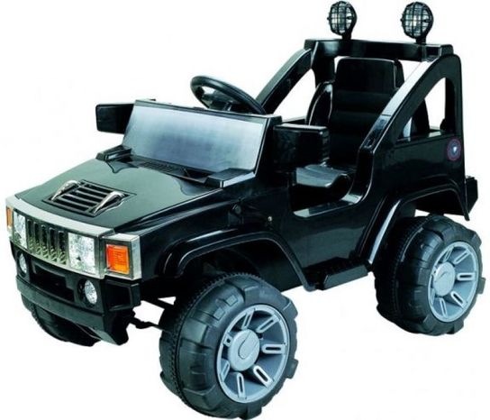 Twin 6 Volt Battery Powered Hummer Jeep GBA30B - Black