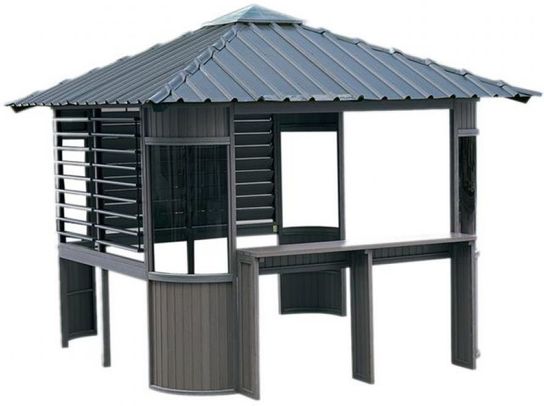 Supreme II Gazebo Grey- 10ft x 10ft
