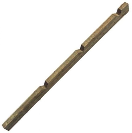 Notched Timber Post