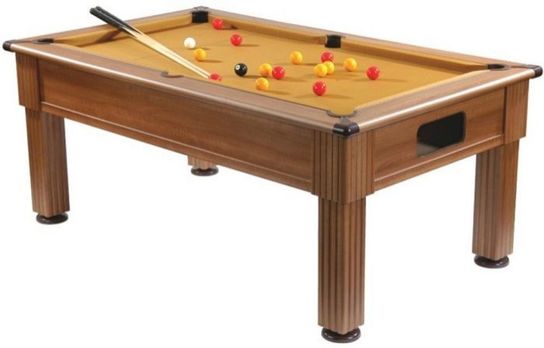 Supreme Prince Slimline Slate Bed Pool Table 7ft