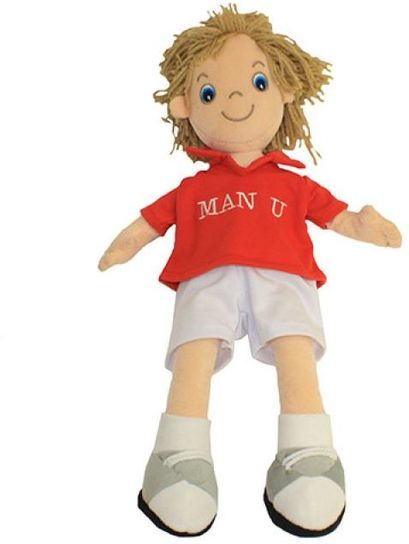 Dolly Doo Rag Boy - Man U 19inch Doll 