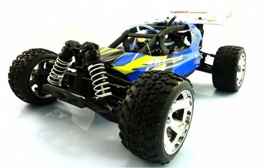 Radio Controlled 1:10 MEGA-P Nitro Powered 4WD Off-Road Buggy Blue