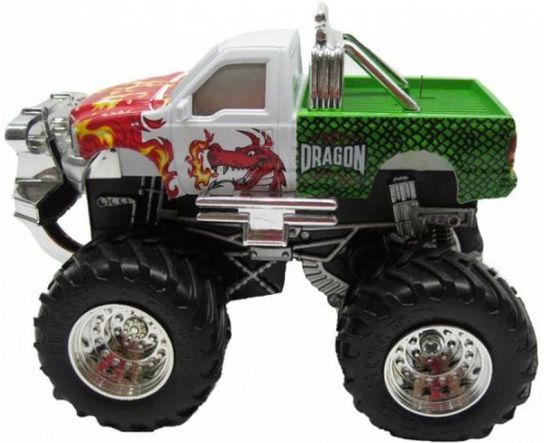 Radio Controlled 5 Channel Mini Monster Truck - Red Dragon
