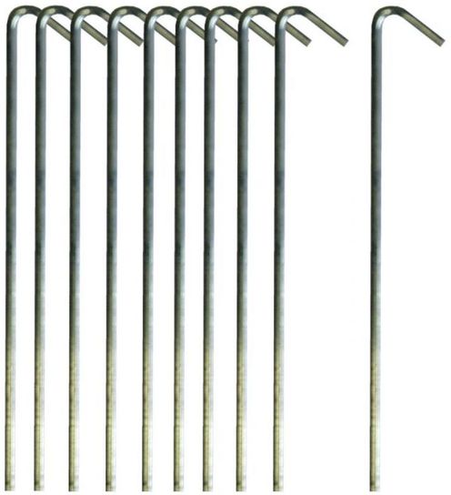 Steel Net Pegs - Set of 10