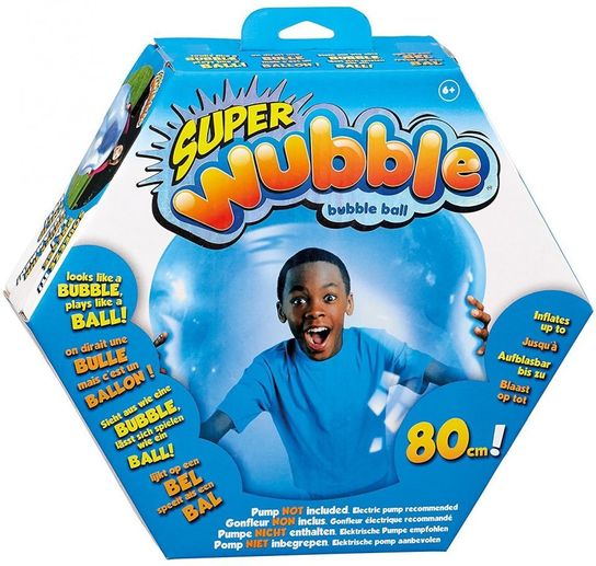 Super Wubble Bubble Ball Without Pump- Blue 