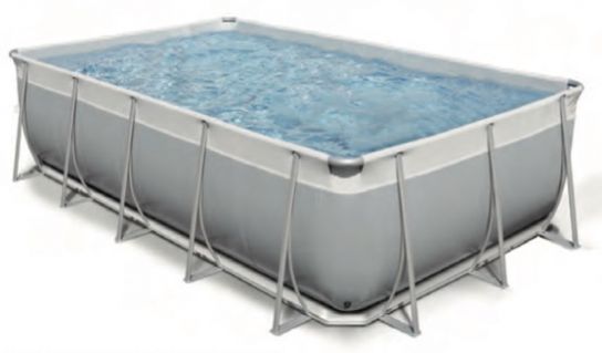 Garden Leisure Rectangular Frame Pool Set 5.2m x 2.65m x 1.25m with Sand Filter