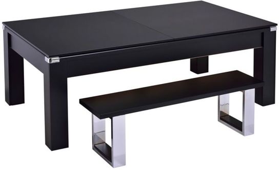 Pool Diner Bench- Black