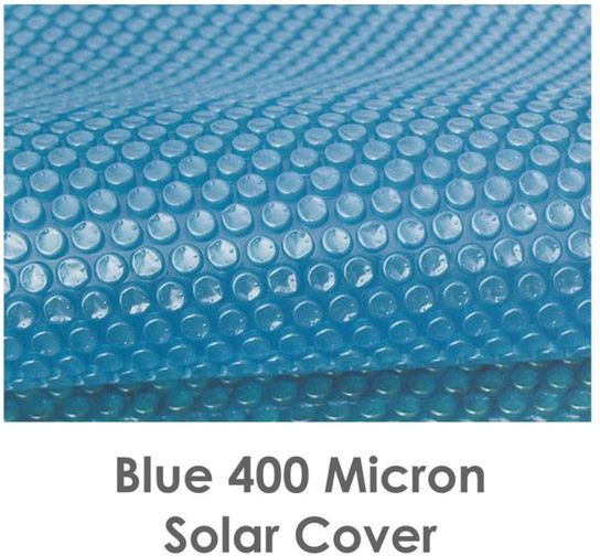 Blue 400 Micron Pool Solar Cover- 20ft x 40ft Rectangular
