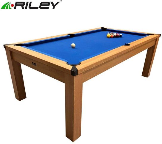 Riley 7ft Semi Pro Pool Table- Oak