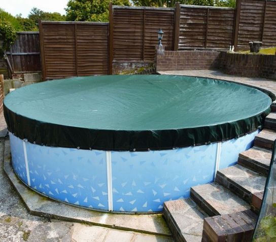 Deluxe Winter Debris Cover For Splasher & Steel Pools- 12ft Round