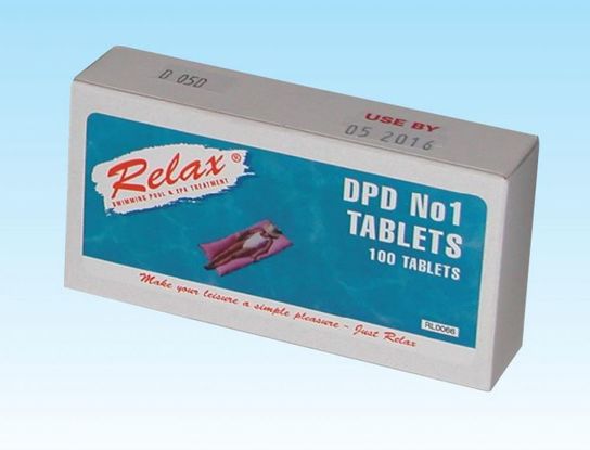 Chlorine DPD No.1 Rapid Dissolving Test Kit Tablets x 100