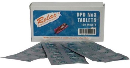 Chlorine DPD No.3 Rapid Dissolving Test Kit Tablets x 100