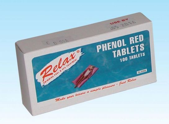 pH Phenol Red Rapid Dissolving Test Kit Tablets x 100