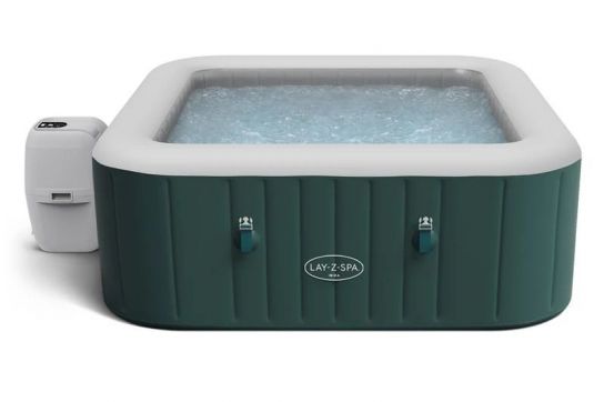 Lay-Z-Spa Ibiza AirJet Inflatable Hot Tub Spa for 4-6 people, dimensions: 1.80 m x 1.80 m x 66 cm