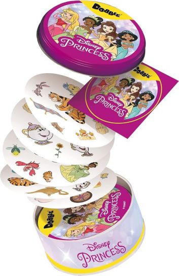 Asmodee | Disney Princess Dobble | Card Game | 2-8 Players | 15 Minutes Playtime | Ages 4+