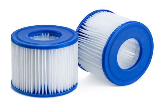 Bestway Flowclear Size VI, Twin Pack Filter Cartridges for Lay-Z-Spa Monaco, Paris, Palm Springs, Vegas, Miami - 3 Count.