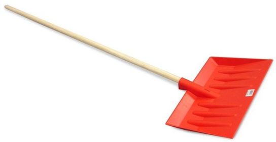 Snow Scoop Blade With 4ft Wooden Handle- Pack Of 25