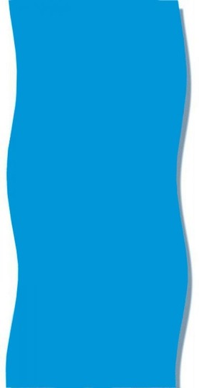 Plain Blue 20 Thou Pool Liner- 15ft Diameter x 48-52"