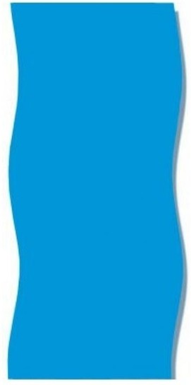 Plain Blue 20 Thou Pool Oval Liner- 30ft x 15ft x 48-52"