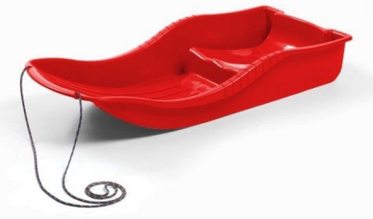 Snow Red Sledge Toboggan