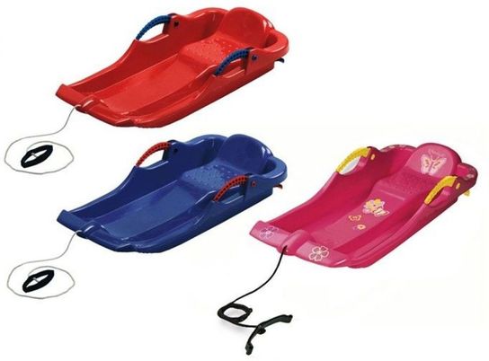 Snow Spider Sledge With Plastic Brakes- Pack Of 3