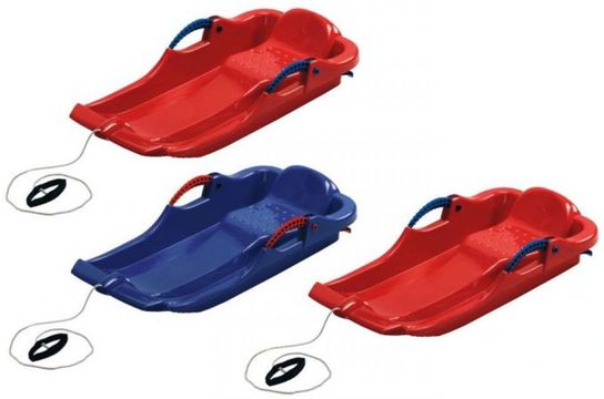 Snow Spider Sledge With Plastic Brakes- Pack Of 3