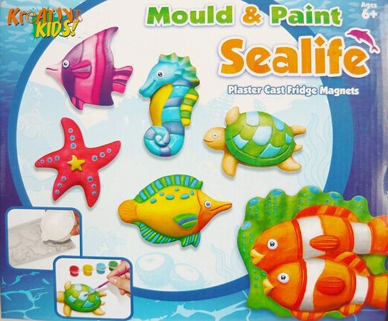 Sealife Mould and Paint Fridge Magnet Making Kit