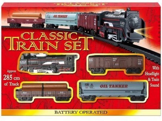 Classic Train Set With Lights